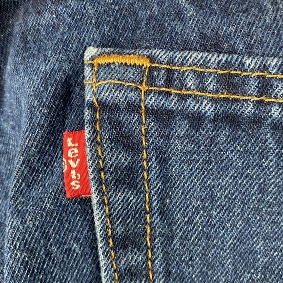 Levi’s 505 regular fit straight leg 34x30 dark wash - Picture 8 of 11